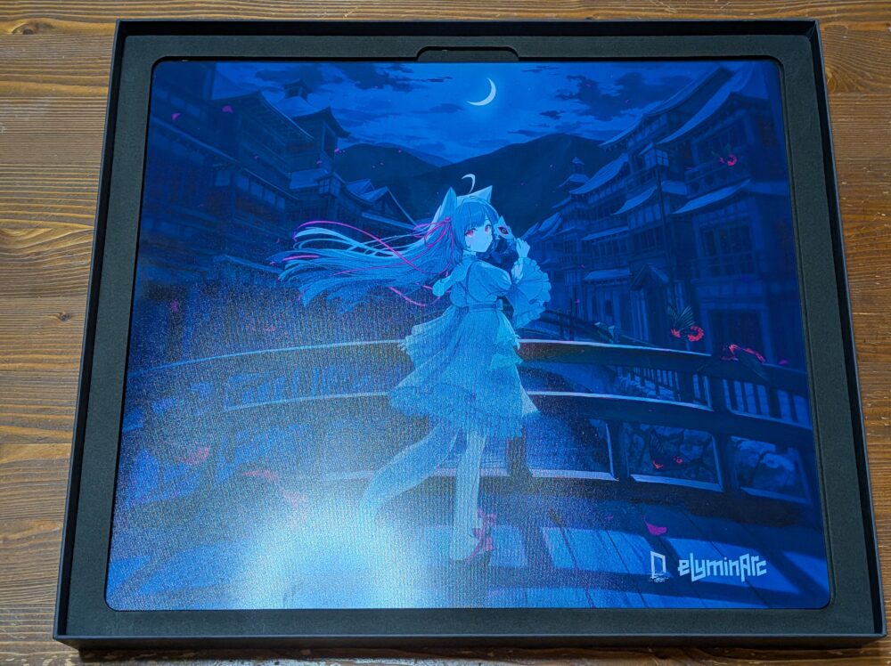 ガラスマウスパッド「月灯」