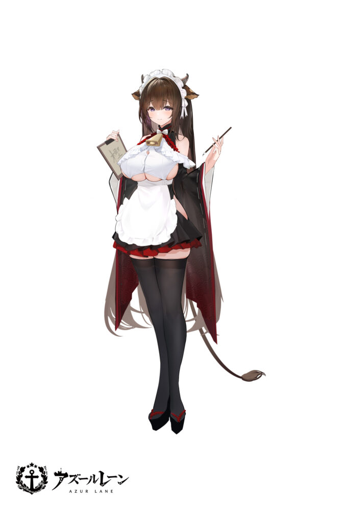 【樫野 つまずきトラブルメイドVer.】の元イラスト